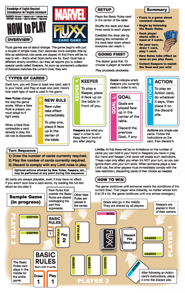Fluxx Card Game
